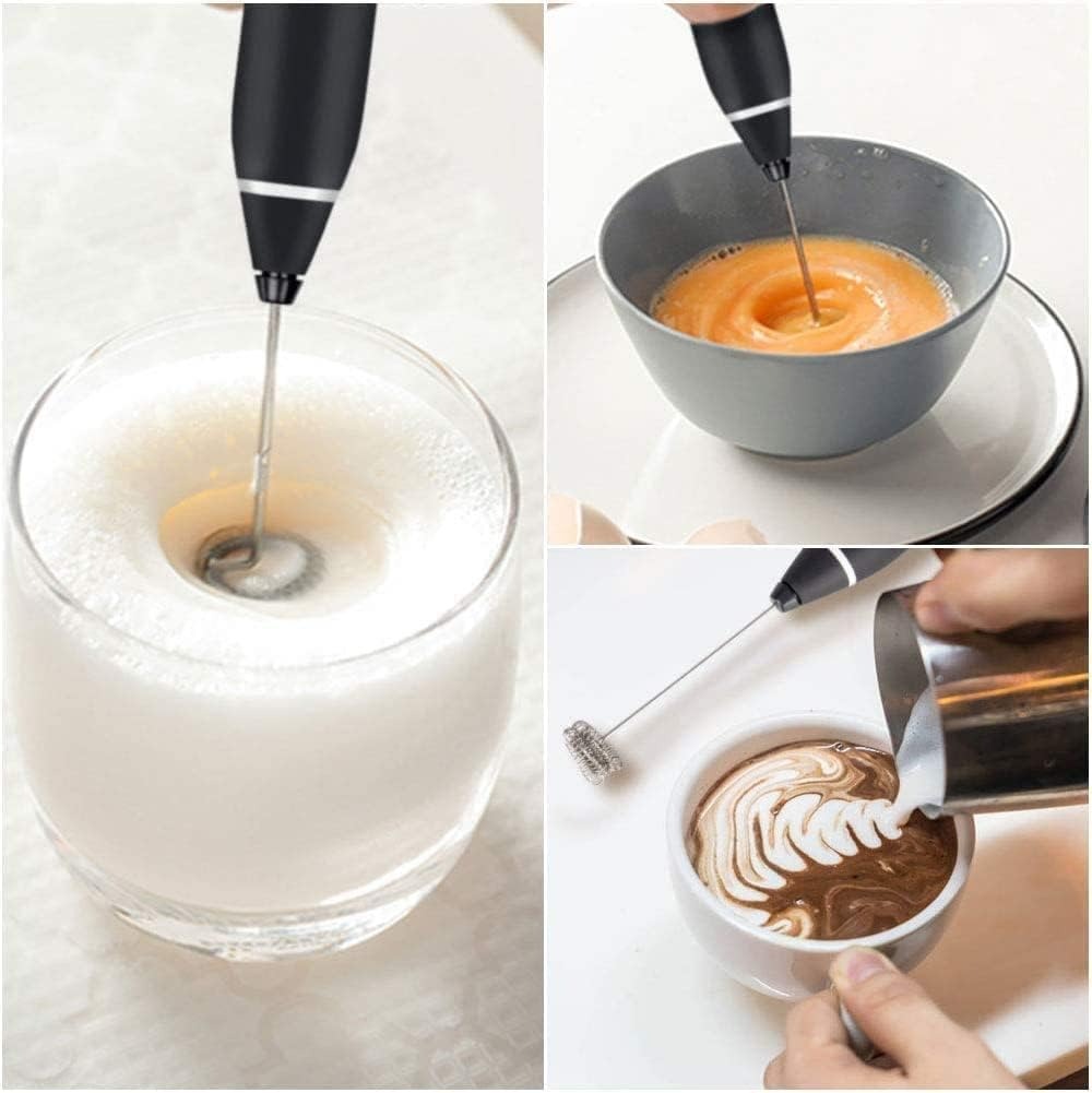 2-in-1 Electric Rechargeable Coffee Beater & Milk Frother