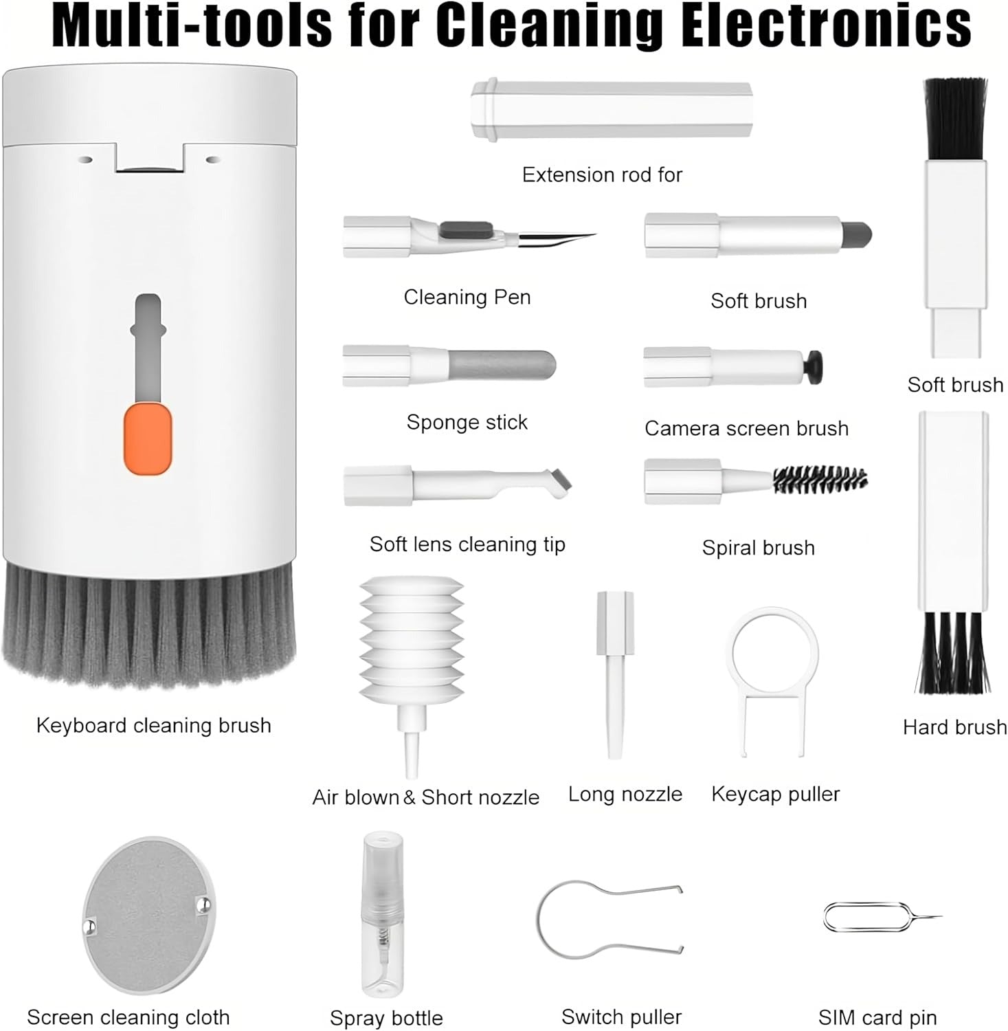 20-in-1 Cleaning Kit for Electronics – Ultimate Gadget Maintenance Tool