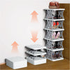 5-Tier Adjustable Collapsible Shoe Rack – Space-Saving and Stylish