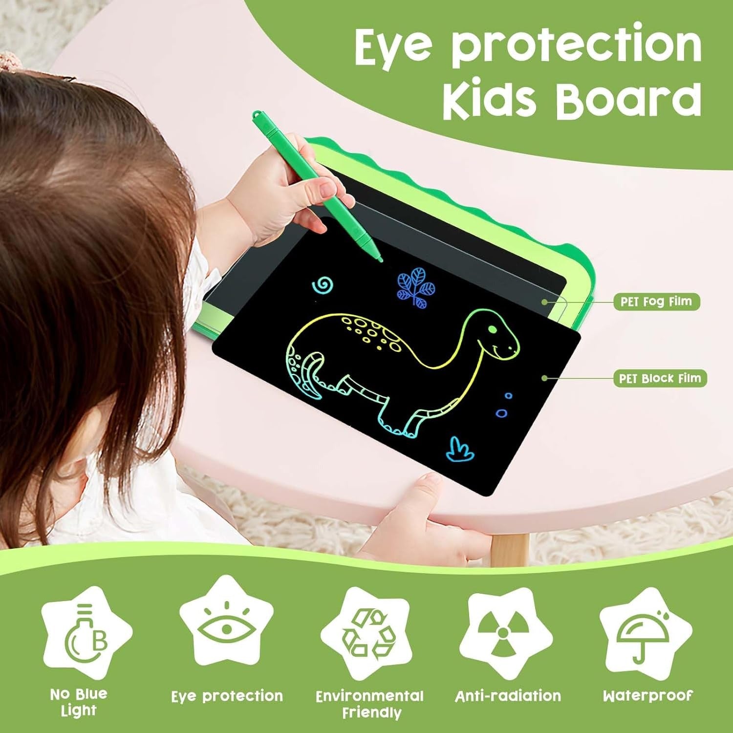 Writing Tablet for Kids – Fun, Educational, and Portable & Colorful