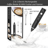 2-in-1 Electric Rechargeable Coffee Beater & Milk Frother