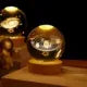 Crystal Ball LED Table Lamp – 3000K Warm White Modern Minimalist Design